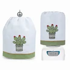 Kit Capa para Galão 20L e Botijão de Gás Bordada Decoração para Cozinha