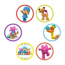 Pocoyo Adesivo Vinil decoração de lembrancinhas  personalizados de festa