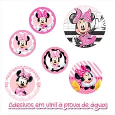 Minnie Rosa adesivo vinil para decoração