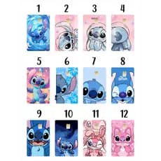 Adesivo para Cartão Bancário de Crédito e Débito a Prova d'água Stitch Harry Potter Hello Kitty