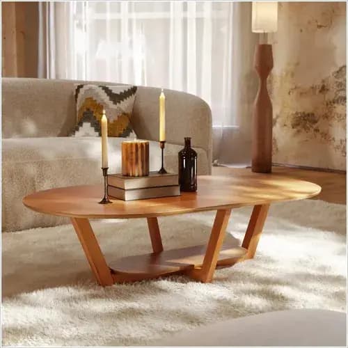 Mesa De Centro Elegance 110 Tebarrot Moderna E Funcional Nat Nature