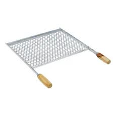 Grelha De Churrasqueira 50x40cm Em Aço Carbono Galvanizado