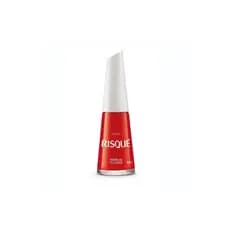 Esmalte Risqué Vermelho Cremoso Vermelho Felicidade 8ml