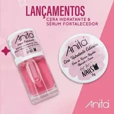 Kit Anita Esmaltes Sérum Fortalecedor 10ml + Cera Hidratante Cutículas 7g