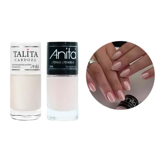 Esmalte Anita Misturinha Meu Branquinho Perfeito E Scrapbook