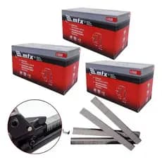 3 Kit Grampos Grampeador Pneumático 5000 Pçs 10mm Mtx 576569