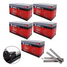 5 Kits Grampos Grampeador Pneumático 5000 Pç 10mm Mtx 576569