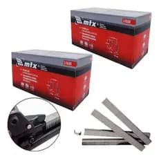 2 Kit Grampos Grampeador Pneumático 5000 Pçs 10mm Mtx 576569