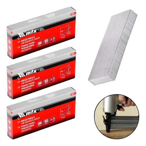 3 Kit Pinos Pra Pinador Pneumatíco 15mm 5000 Pçs 576049 Mtx