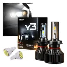 Kit Lampada Ultra Led Farol Carro Super Branca 22000 Lu Nano