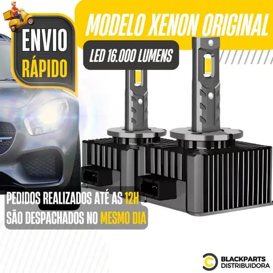 Par Lâmpada Led D1s D3s D5s D8s Substitui O Xênon Original
