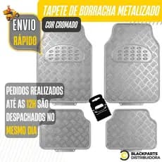 Jogo Tapete Automotivo Metálico Volkswagen Tuning Cromado
