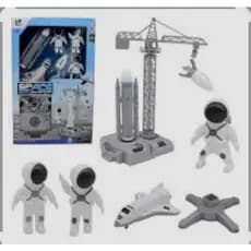 Conjunto Space Exploration – Foguete, Astronautas e Base Espacial | Brinquedo Infantil toys
