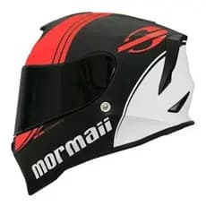 Capacete Mota Mormaii M1 Original + Narigueira Preto Fosco