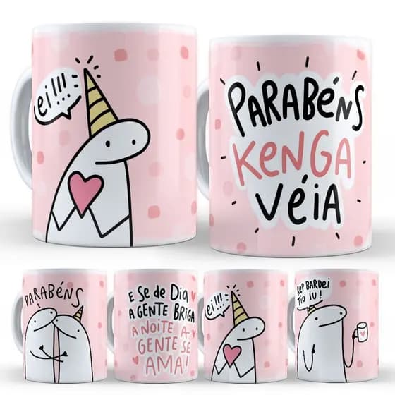 Caneca Amiga Personalizada Amigas Engraçada Para Sempre Aniversário Flork Doida Vaca Irmã Amizade Porcelana 325ml