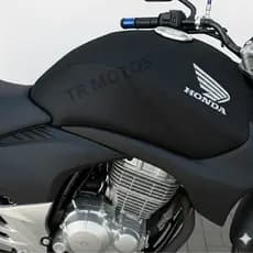 Capa Tanque Moto Cb 300 2009/10/11/12/13/14/15 Preta Preto
