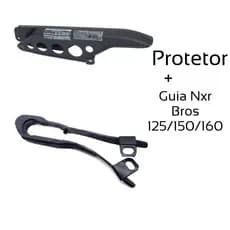 Protetor + Guia Desliza Deslizante Corrente Nxr Bros 125/150/160