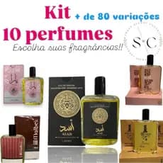Kit ATACADO 100ML Perfume a base de óleo Alta fixação Perfume Árabe Perfume Importado