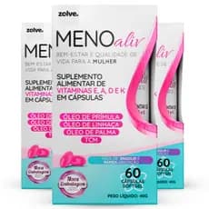 Meno Aliv 180 cápsulas 3 Potes Menoaliv  3 meses