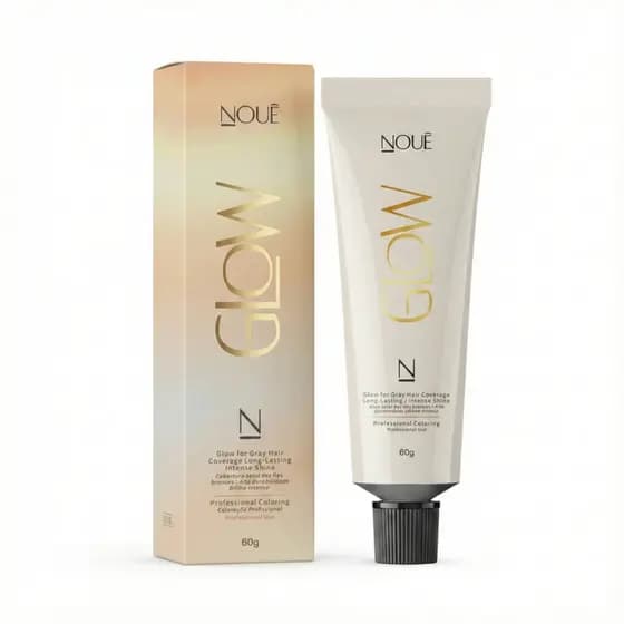 Nouê Coloracao Glow camufla brancos Cabelo Loiro 60g