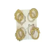 Molde de Silicone para apliques de Artesanato - Molduras