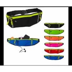 Pochete Impermeável com Faixa Refletiva e Zíper  Neon  academia,Envio rápido