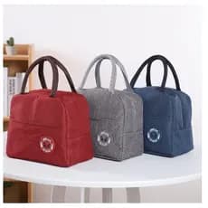 Kit C/10 Bolsa Térmica Feminina Masculina Porta Marmita Lanche Bebida T-A