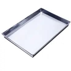 Assadeira Pão Doce Alumínio 58x70x3,5 cm - Kit 2 Peças