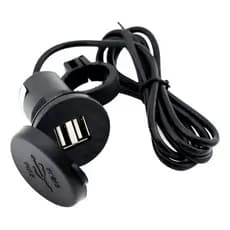 Tomada Carregador Celular Moto Gps 5v Usb 12v Universal