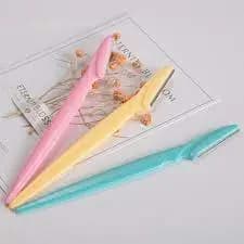 Navalha kit com 3 navalhas para Aparar Sobrancelha/Axila/Corpo / Removedor de Pelos