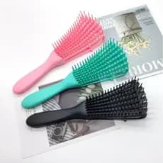 Pente De Cabelo Escova Polvo Massagem