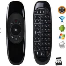 Controle Remoto Air Mouse Kapbom - Mini Keyboard para TV Box e SmartTV