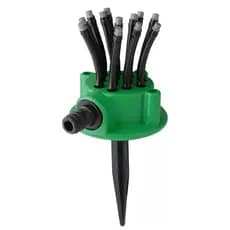 Aspersor Pulverizador 360 Graus Irrigaçao Jardim Flexivel Mangueira Rega Planta Canteiro Quintal Gramado Sprinkler