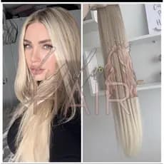 cabelo bio humano russo misto pérola liso tic tac ou tiara invisivel personalité LINHA AA