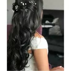 cabelo castanho escuro levemente ondulado russo misto tic tac LINHA AA