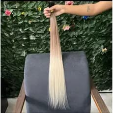 bio fibra colageno mega hair fixo liso e ondulado escolha via chat shopee