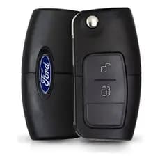 Carcaça Chave Canivete Ford Fiesta Focus Ecosport 2 Botões