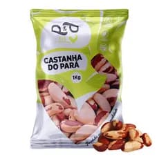 Castanha do Pará/Brasil Inteira 1Kg - P&P