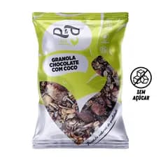 Granola Gourmet P&P Chocolate com Coco 250g Sem Açúcar - P&P