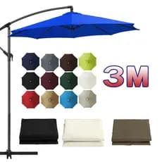 (Sem suporte)Cobertura De Reposição Para Guarda Sol De Praia Externo De 3 M Sem Base 6/8 Braço