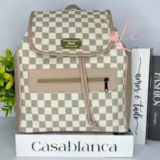 Mochila Saco Feminina Com Bolso Frontal Espaçosa Moderna