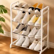 Sapateira Multiuso 4 andares Organizadora Sortida Organizador Calçados Sapatos Lavanderia Closet