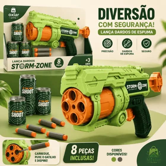 Brinquedo Lança Dardos 12 Peças Sortida Infantil Criança Menino Presente Colorido