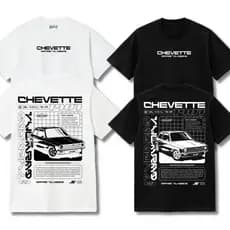 Camiseta Masculina Chevette Chevrolet Camisa Carros Antigos Algodão