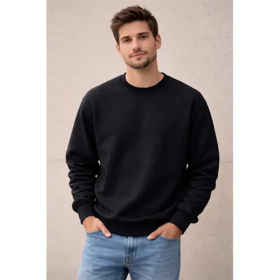 Moletom Gola Careca Masculino e Feminino Unisex Básico Conforto Premium