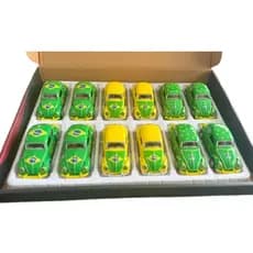 Miniatura Fusca Patriota Brasil Picape Caminhonete D100 fusquinha do Brasil
