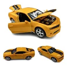 Carrinho Miniatura Camaro Ferro Abre Capô Portinha Fricção Coleção