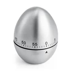 Timer Cozinha Cronômetro Aço Inox Temporizador Ovo 1 Hora