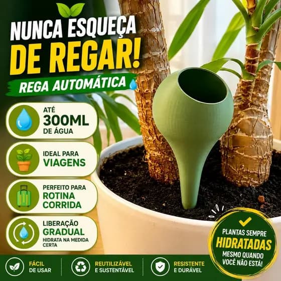 Globo para Rega de Plantas | Irrigação Automática para Vasos