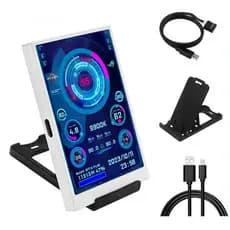 Tela Secundária IPS 3.5" Para Monitoramento PC C/cabo para placa mãe